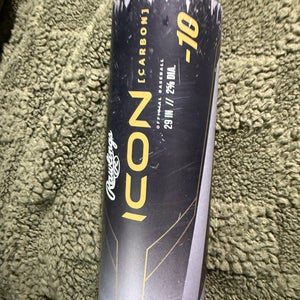 2023 RAWLINGS ICON Composite USA Certified Bat (-10) 19 oz 29" (Used)