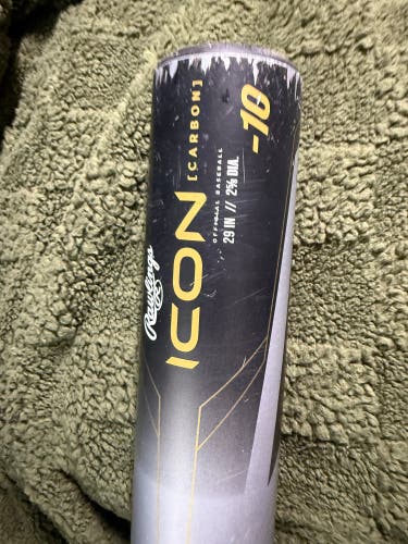 2023 RAWLINGS ICON Composite USA Certified Bat (-10) 19 oz 29" (Used)