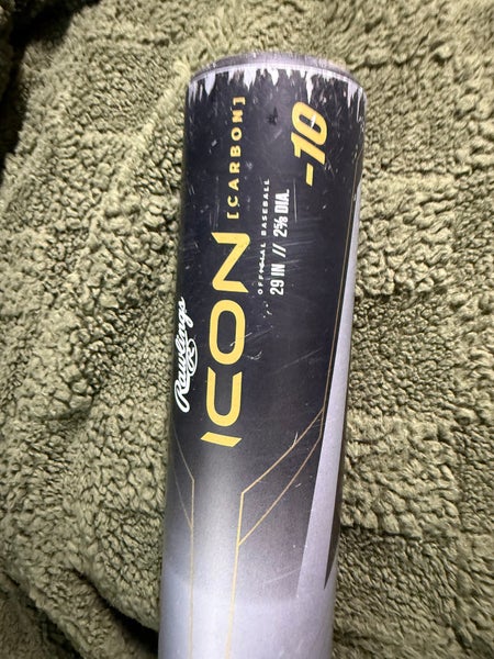 2023 RAWLINGS ICON Composite USA Certified Bat (-10) 19 oz 29" (Used)