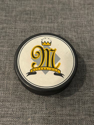 Mississippi RiverKings CHL Hockey Puck Vintage