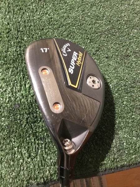 Callaway Left Handed Super Hybrid 17* 2 Hybrid Stiff HZRDUS 75g Graphite (40)