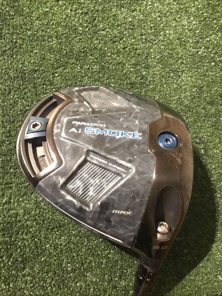 Callaway Paradym AI Smoke Max 9* Driver Stiff 65g HZRDUS T800 Graphite Shaft