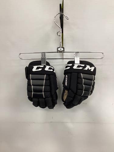 Used CCM EDGE GLOVES Youth Gloves Black 9" 11851-S000038308