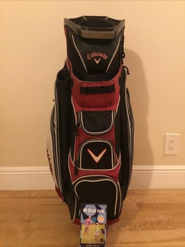 Callaway Cart Golf Bag with 14-way Dividers & Rain Cover