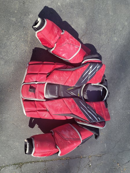 Large/Extra Large Bauer Hyperlite Goalie Chest Protector Pro Stock (Used)