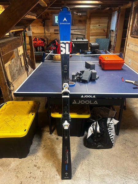 Men's 2022 Dynastar Speed WC FIS SL 165 cm Racing Skis With Bindings Max Din 18 (Used)