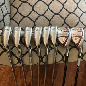 Callaway Diablo RH Golf Set 5-PW, 3 Wood, 4 Hybrid - S Flex