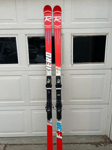 Rossignol Hero FIS GS Pro 193 cm Racing Skis With Bindings Max Din 18 (Used)