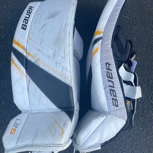Large Bauer Supreme S27 Goalie Leg Pads (Used)