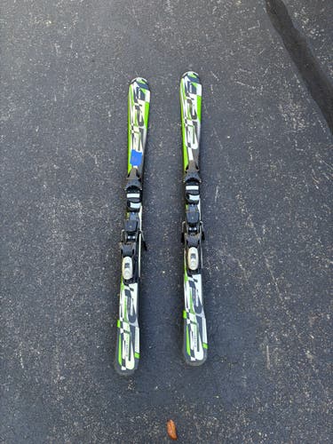 Unisex Racing 130 cm Elan EXAR PRO Early Rise Rocker Skis With Bindings (Used)