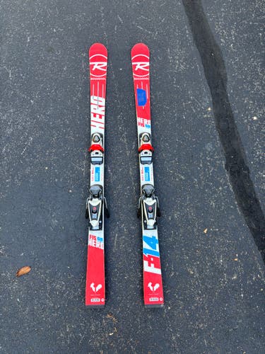 Unisex Racing 135 cm Rossignol Hero FIS GS Pro Skis With Bindings (Used)