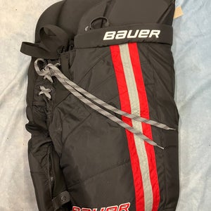 Black Junior Large Bauer Nexus Hockey Pants (New)
