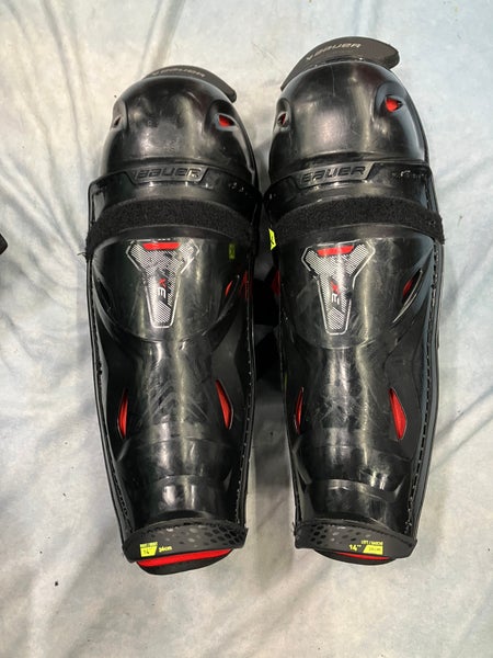 Senior Bauer Vapor 3X Shin Pads 14" (Used)