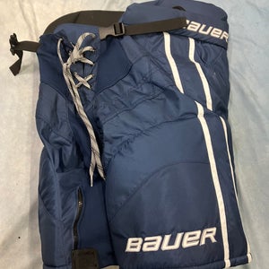 Blue Women's Large Bauer Nexus Custom Pro Hockey Pants