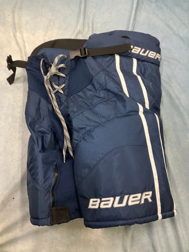Blue Women's Large Bauer Nexus Custom Pro Hockey Pants