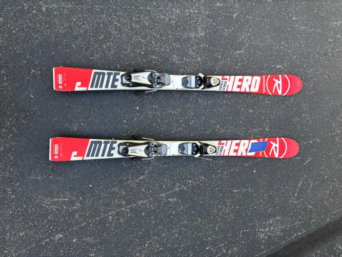 Unisex Racing 120 cm Rossignol Hero Jr Multi Event Skis With Bindings (Used)