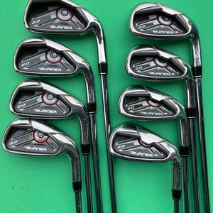 TaylorMade Burner 2.0 Iron Set Right Handed Regular Flex Steel Shaft (Used)
