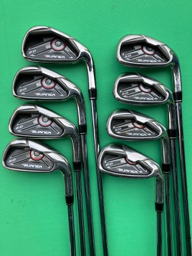TaylorMade Burner 2.0 Iron Set Right Handed Regular Flex Steel Shaft (Used)