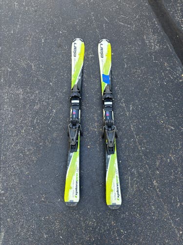 Unisex Racing 120 cm Elan Explore Pro Skis With Bindings (Used)