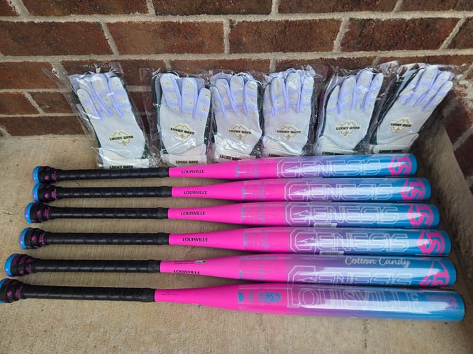 2025 27oz Louisville Slugger Cotton Candy 5.0 Bat Composite 34" (New)
