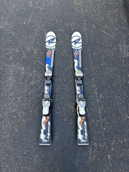 Unisex Racing 110 cm Rossignol Radical RSX Skis With Bindings (Used)