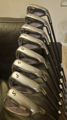 Women's 2006 YONEX Cyberstar C280 Right Handed Iron Set (8 Clubs) #4 - #9, PW, SW (Used)