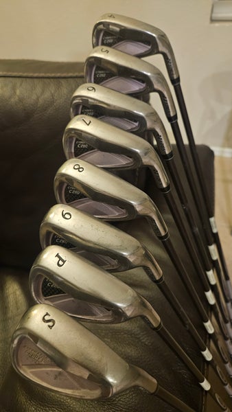 Women's 2006 YONEX Cyberstar C280 Right Handed Iron Set (8 Clubs) #4 - #9, PW, SW (Used)