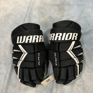 Black Junior Warrior Alpha DX5 Gloves 12" (Used)