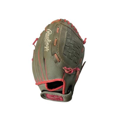 Used Rawlings STORM RH Throw Fastpitch Gloves Grey 10" 11760-S000082491
