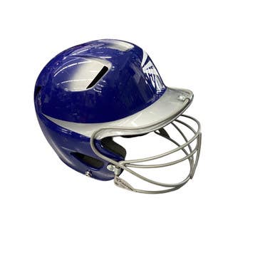 Used Easton BATTING HELMET Batting Helmet w/Mask Navy Blue MD 11760-S000082483