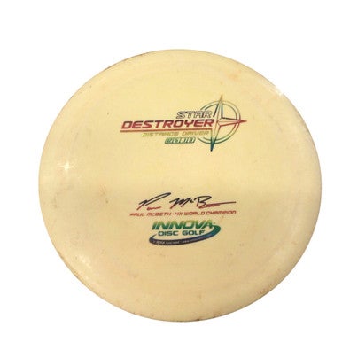 Used Innova STAR DESTOYER Disc Golf Driver Yellow 11760-S000082469
