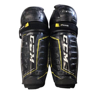 Used CCM 9080 SHINGUARD Junior Shin Guards Black 13" 11760-S000082458