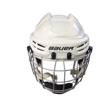 Used Bauer PRODIGY Helmet Cage Combo White SM 11760-S000082453