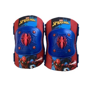 Used SPIDERMAN SHIN GUARDS Bike Shin Guards Red SM 11760-S000082438
