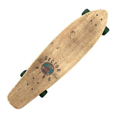 Used Sector 9 FORT POINT SKATEBOARD Complete Skateboard Brown Long 11760-S000082420