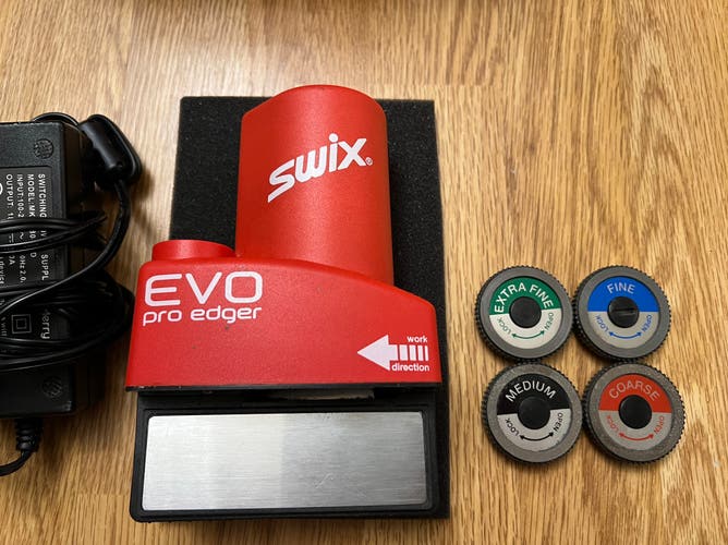 Swix Evo Pro Edger + 4 Diamond Discs (Coarse, Medium, Fine, Extra Fine)