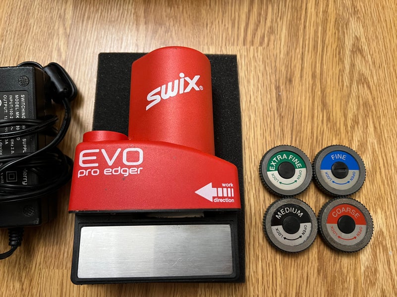 Swix Evo Pro Edger + 4 Diamond Discs (Coarse, Medium, Fine, Extra Fine)