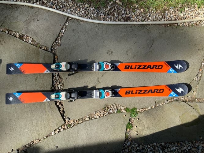 Unisex Racing 142 cm Blizzard GS World Cup Skis With Bindings (Used)