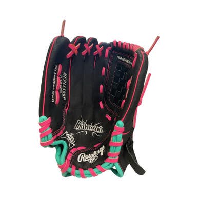 Used Rawlings H115HBR BB/SB Glove LH Throw Black 11 1/2" 11859-S000025771