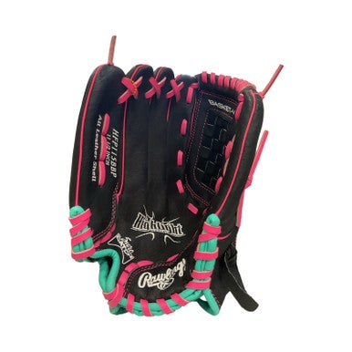 Used Rawlings H115HBR BB/SB Glove LH Throw Black 11 1/2" 11859-S000025771