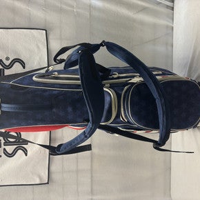 Used Taylormade FLEXTECH 5 WAY STAND BAG Mens Stand Bag Navy Blue 11490-S000265959