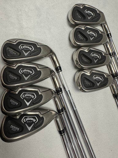 Used Callaway FUSION WIDE SOLE Mens Iron Set RH 4I-SW 11490-S000264344
