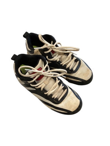 Used Rawlings BASEBALL CLEATS BB/SB Cleats White Junior 04 11884-S000052480