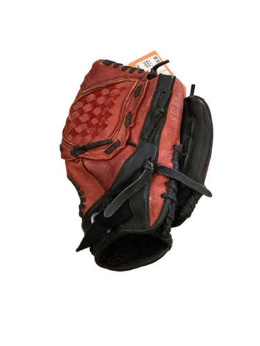 Used Mizuno RED AND BLACK GLOVE BB/SB Glove RH Throw Red 10" 11884-S000052325