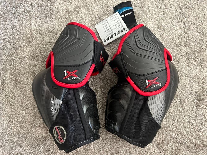 Medium Senior Bauer Vapor 1X Lite Elbow Pads (New)