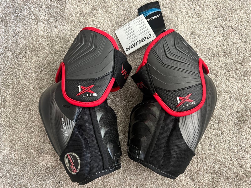 Medium Senior Bauer Vapor 1X Lite Elbow Pads (New)