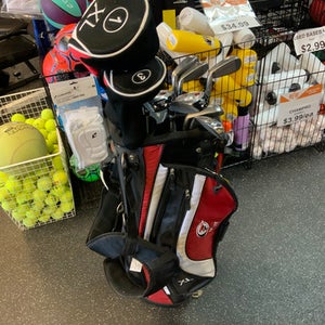 Used Top Flite XL MENS Mens Package Set RH White/Black/Red 11 Piece 11823-S000034524