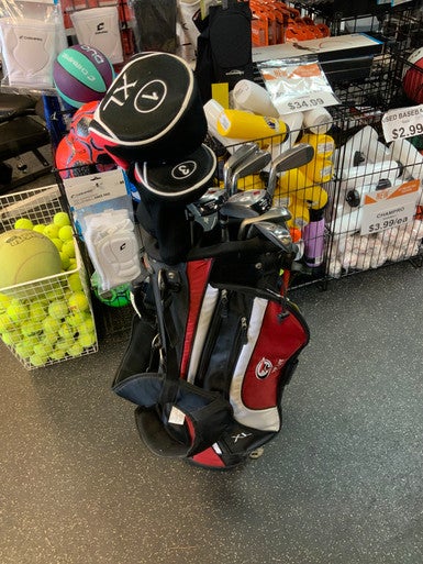 Used Top Flite XL MENS Mens Package Set RH White/Black/Red 11 Piece 11823-S000034524
