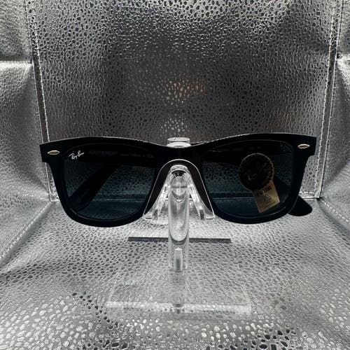 RAY BAN Original Wayfarer Blue Gray Classic G-15 Unisex Sunglasses RB2140 901/R5