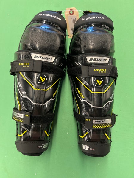 Youth Bauer Supreme Mach Shin Pads 10" (Used)